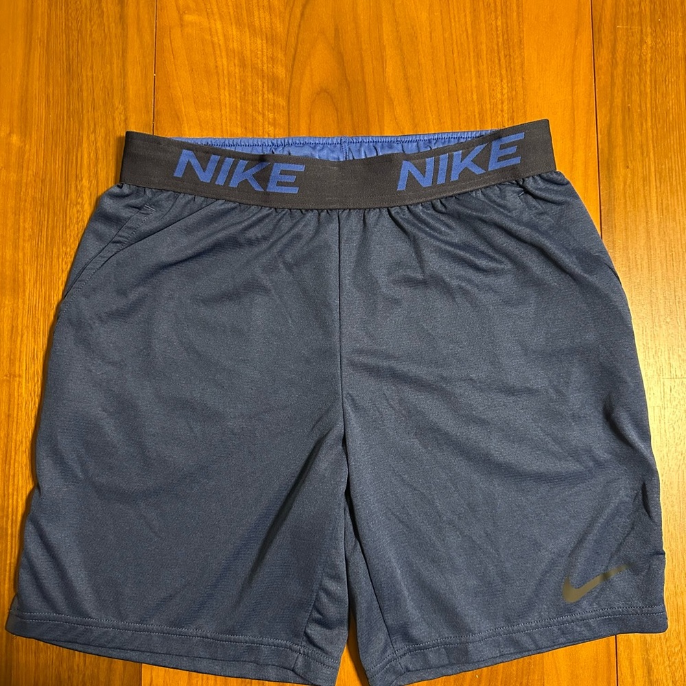 Nike Men's Dark Blue Athletic Shorts